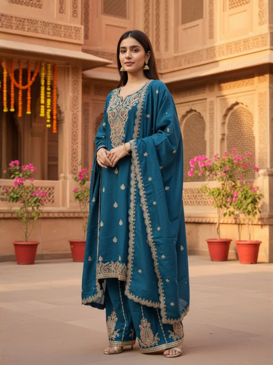 JALSA Teal Royal Heritage Suit Set